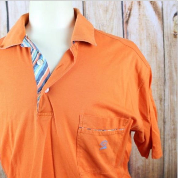 Paul & Shark Yachting XXL Polo Shirt Orange S/S - Picture 4 of 6